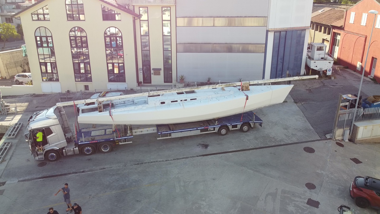 ULDB ITALIA verso il cantiere navale